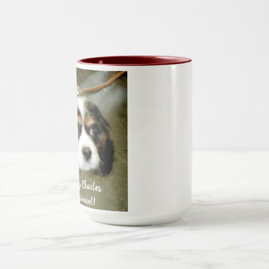 Ringer combo mok! King Charles Spaniel England Mok (Midden)