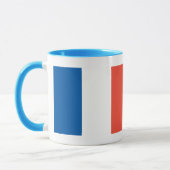 Ringer Tasse blau Frankreich Fahne Mok (Links)