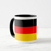 Ringer Tasse noire Drapeau allemand (Devant gauche)
