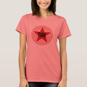 Ringer - zwart en rood Star-Shirt T-shirt