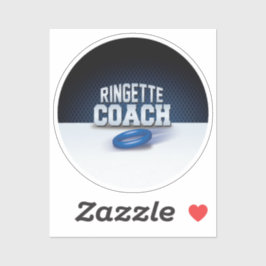 "Ringette Coach" Sticker