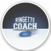 "Ringette Coach" Sticker (Voorkant)