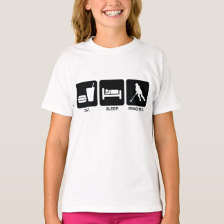 Ringette "Eat Sleep Ringette" Kinder/Youth Ringer T-shirt