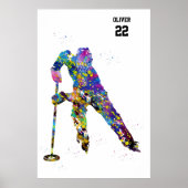 Ringette Speler Poster (Voorkant)