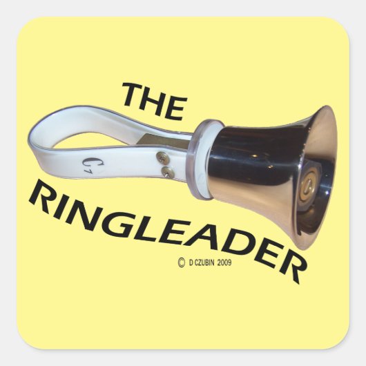 Ringleader Square Sticker (Voorkant)