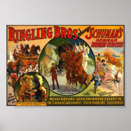 Ringling Bros Circus Poster vintage
