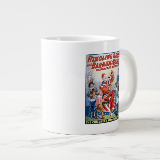 Ringling Bros en Barnum en Bailey Circus Extra Grote Beker (Voorkant rechts)