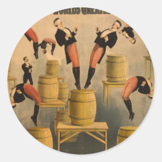 Ringling Bros. / Raschetta Bros. Ronde Sticker