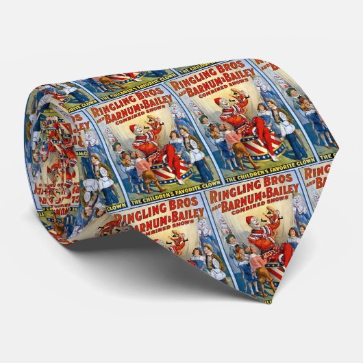 Ringling Brothers & Barnum & Bailey  Clown Stropdas (Opgerold)