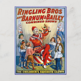 Ringling Brothers & Barnum & Bailey  Clowns Briefkaart