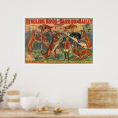 Ringling Brothers Barnum en Bailey Tigers Poster (Keuken)