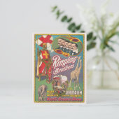  Ringling Brothers Circus Poster Briefkaart (Staand voorkant)