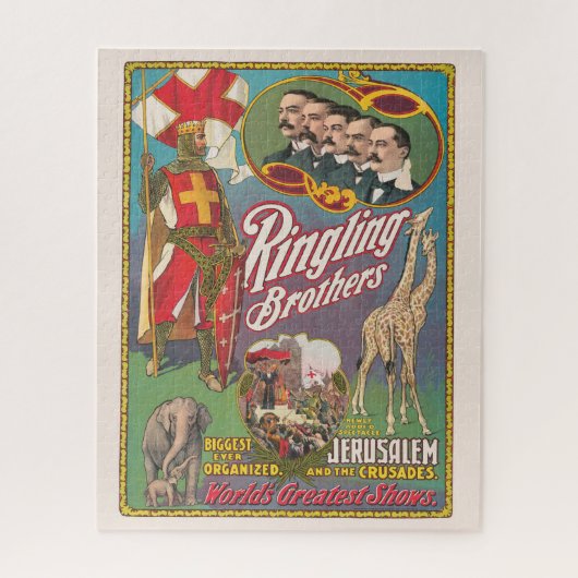  Ringling Brothers Circus Poster Legpuzzel (Verticaal)