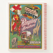  Ringling Brothers Circus Poster Notitieboek (Achterkant)