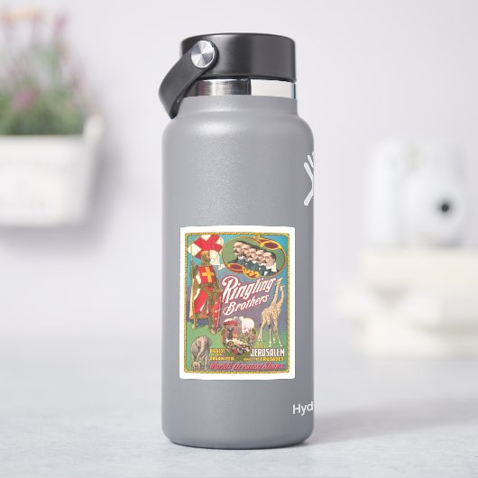  Ringling Brothers Circus Poster Sticker (HydroFlask)