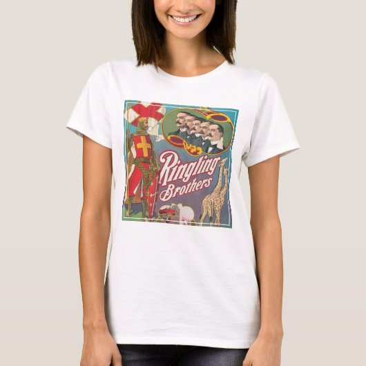 Ringling Brothers Circus Poster T-shirt (Voorkant)