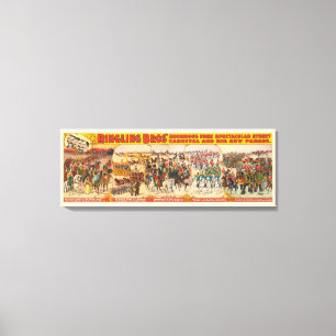 Ringling Brothers Street Carnaval & Grote Nieuwe P Canvas Afdruk