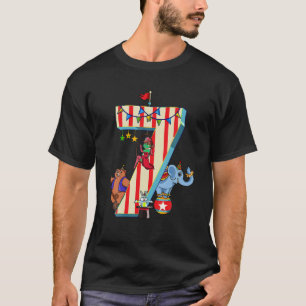 Ringmaster Kinder 7e Verjaardag Carnaval Circus Th T-shirt