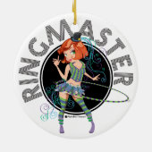 Ringmaster (Redhead)-versiering Keramisch Ornament (Achterkant)