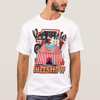 Ringmeester van de Shitshow Whitte Unisex T-Shirt