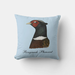 Ringnek Pheasant Head Kussen