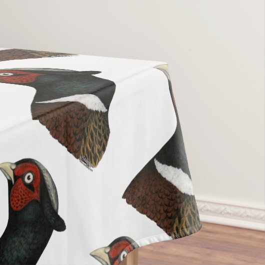 Ringnek Pheasant Head Tafelkleed (Voorbeeld)