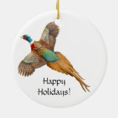 Ringnek Pheasant  Ornament (Achterkant)