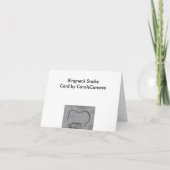 Ringnek Snake Note Card Kaart (Achterkant)