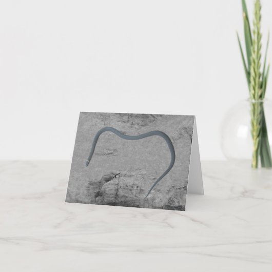 Ringnek Snake Note Card Kaart (Voorkant)