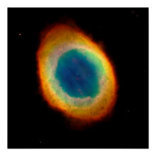 Ringnevel M57 of NGC 6720 Perfect Poster