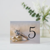 Ringnummers diamanten en weddenschappen briefkaart (Staand voorkant)