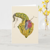 Ringo la carte de voeux de la maison (Fleur jaune)