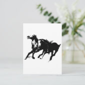 Ringpaarden Briefkaart (Staand voorkant)