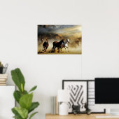 Ringpaarden Poster (Thuiskantoor)