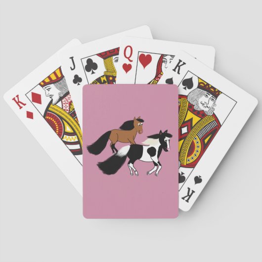 Ringpaarden Speelkaarten (Achterkant)