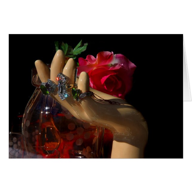 Rings op haar vingers (Voorkant Horizontaal)