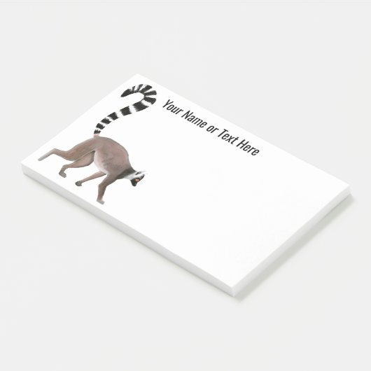 Ringstaartlemur van Madagaskar Post-it® Notes (Schuin)