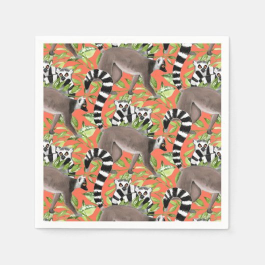 Ringstaartlemuren van Madagaskar in het Oerwoud Servet (Voorkant)