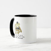 Ringtoonder/aap Mok (Voorkant links)