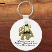 Ringtoonder/aap Sleutelhanger (Voorkant)