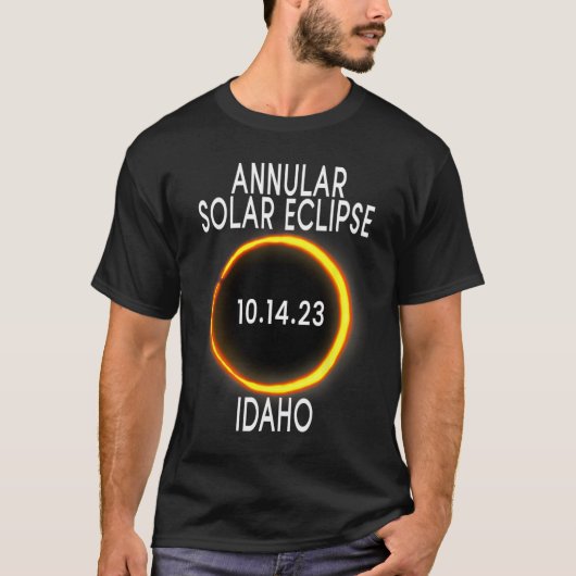 Ringvormige Zonsverduistering T - Idaho T-shirt (Voorkant)