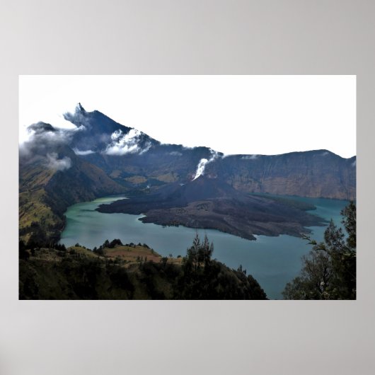 Rinjani Crater Poster (Voorkant)