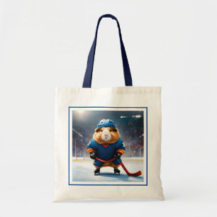 Rink Rookie: het ijshockey cavia Tote Bag