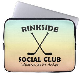 Rinkside Social Club Moederdag Gift Hockey Mam Laptop Sleeve