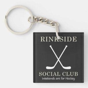 Rinkside Social Club: Weekend voor Hockey Mama Sleutelhanger