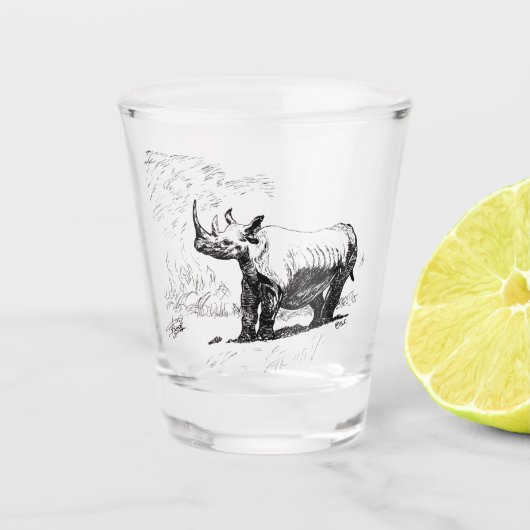 RINOCERONTE SHOT GLAS (Voorkant)