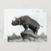 Rinoceros Briefkaart (Voorkant / Achterkant)