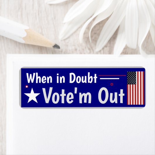 RINO's When in Doubt Vote'm out ! Étiquette (En situation)