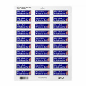 RINO's When in Doubt Vote'm out ! Étiquette (Feuille entière)