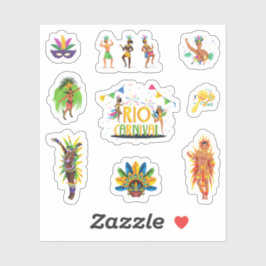 Rio Carnaval-Stickers Sticker